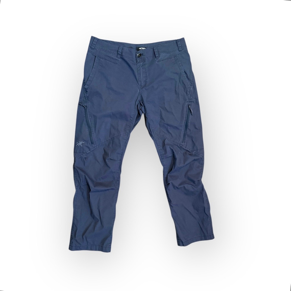 Arc'teryx Men’s Stowe Active Cargo Pants Waist 36 Navy Blue Outdoor - Picture 1 of 10